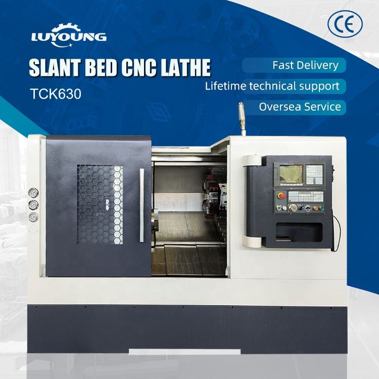 TCK630 Slat Bed Heavy Duty C Axis Y Axis Metal Combo Cnc Lathe and Milling Combo Machine with Living Turret