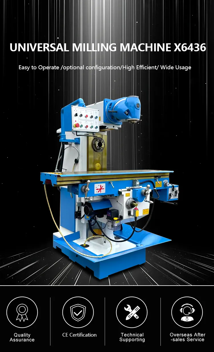 Universal Milling machine X6436 has been deliveryed to customer
