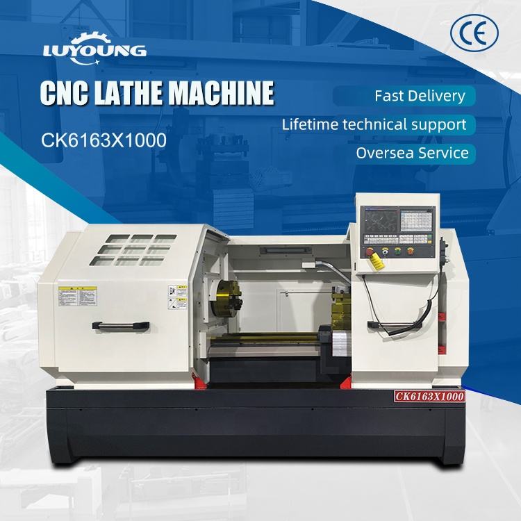 CK6163 China Factory Price Flat Bed Heavy Duty Metal Big Bore Cnc Lathes for Sale
