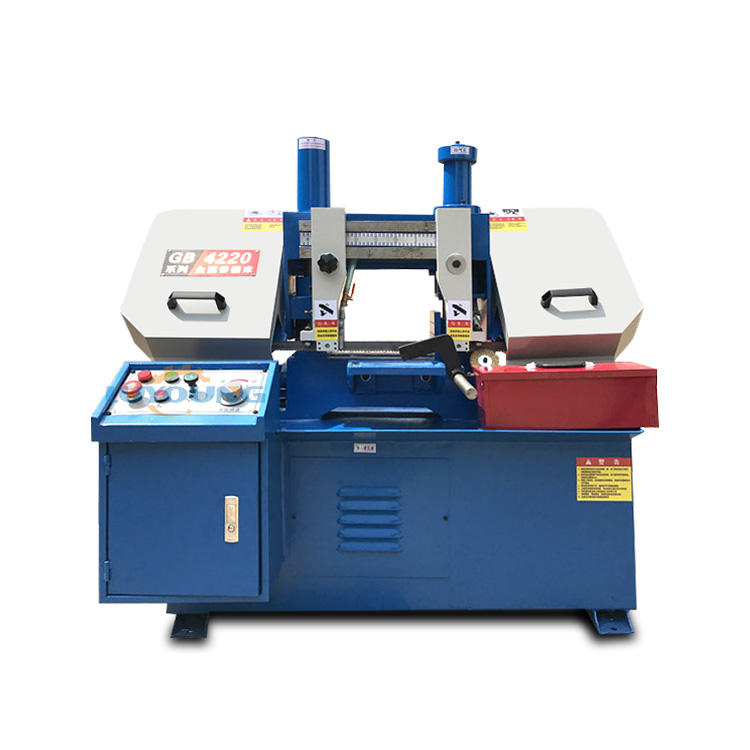 High Quality Cheap GB4220 Double Column Small Metal Band Sawing Machines